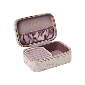 Pico Copenhagen Large Trinket Box Taupe Flower